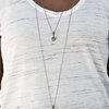 Paparazzi Necklace - Central Spark - Brass