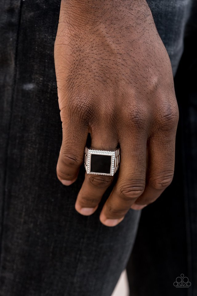 Men's Paparazzi Ring ~ The Titan - Black