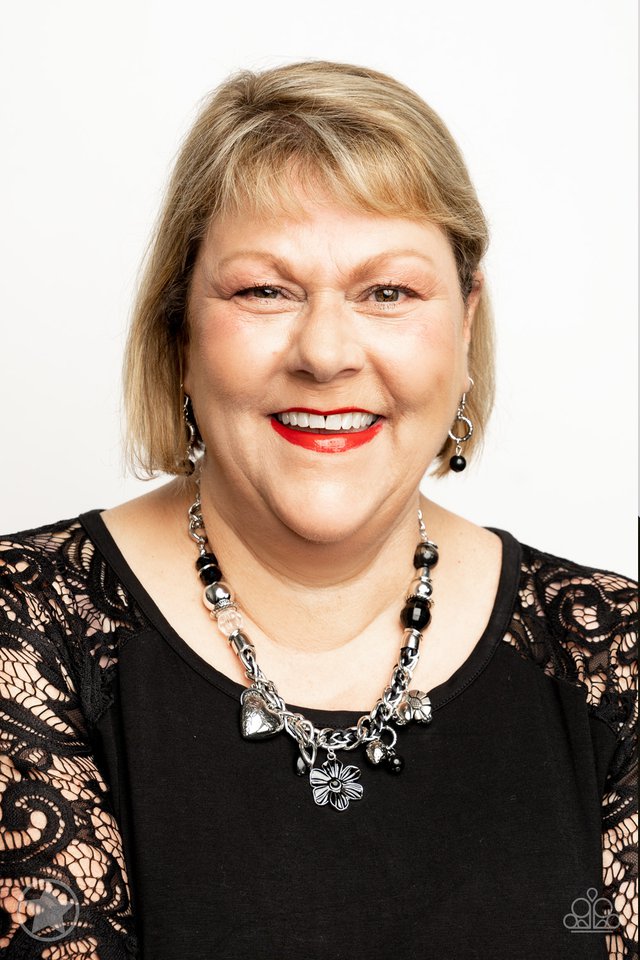 Charmed, I Am Sure - Black - Paparazzi Necklace Image