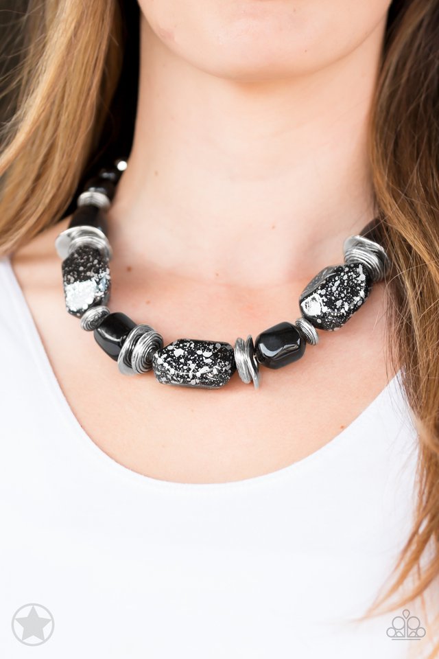 In Good Glazes - Black - Paparazzi Necklace Image