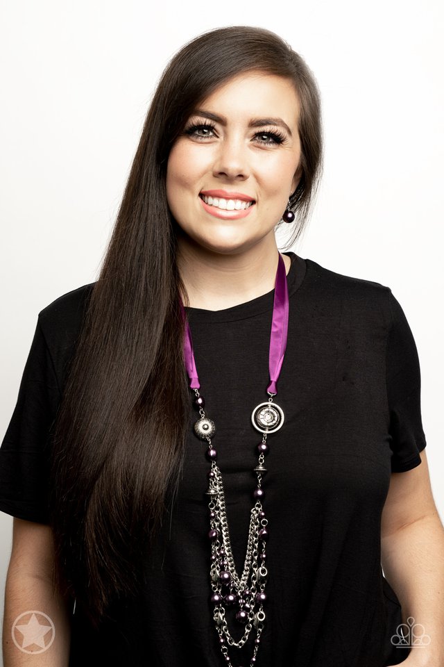 All The Trimmings - Purple - Paparazzi Necklace Image