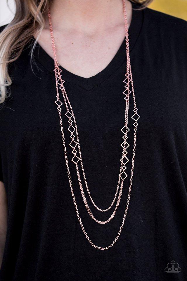 Paparazzi Necklace - Hey, Hotshot! - Copper