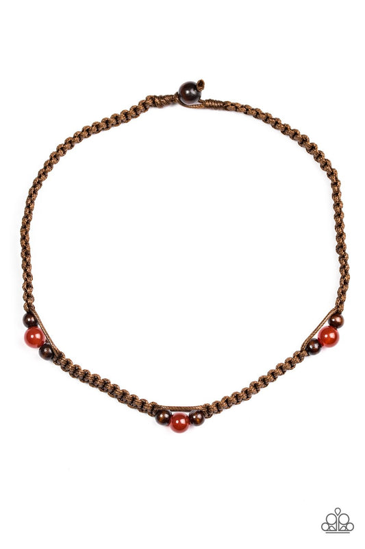 Paparazzi Necklace ~ Vitality - Orange