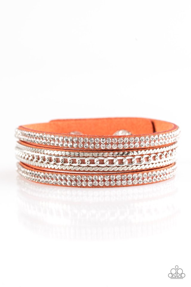 Unstoppable - Orange - Paparazzi Bracelet Image