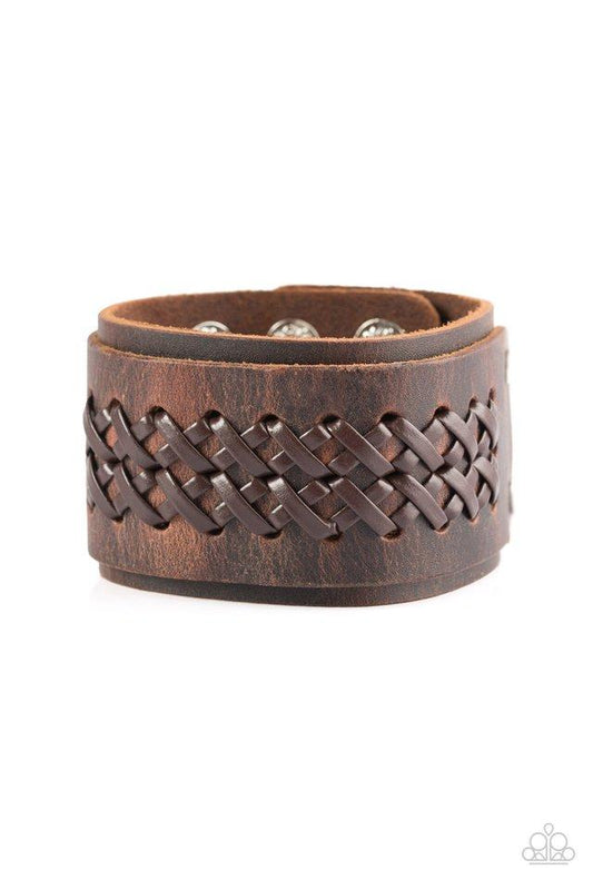 Paparazzi Bracelet ~ Hot On The Trail - Brown