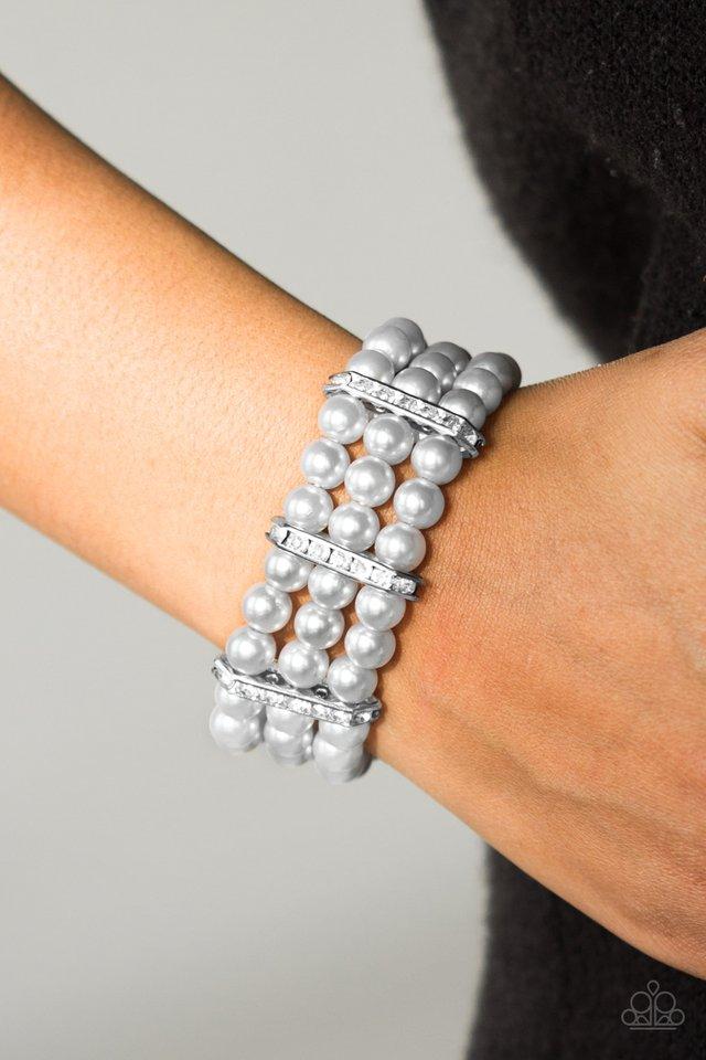 Paparazzi Bracelet - Put On Your GLAM Face - Silver