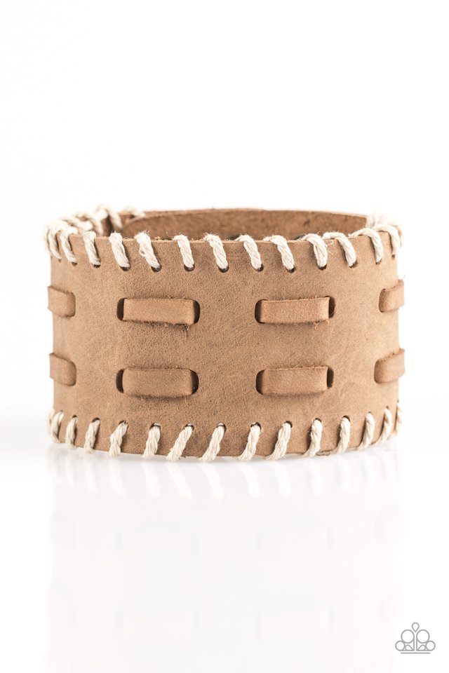 West RIDE Story - Brown - Paparazzi Bracelet Image
