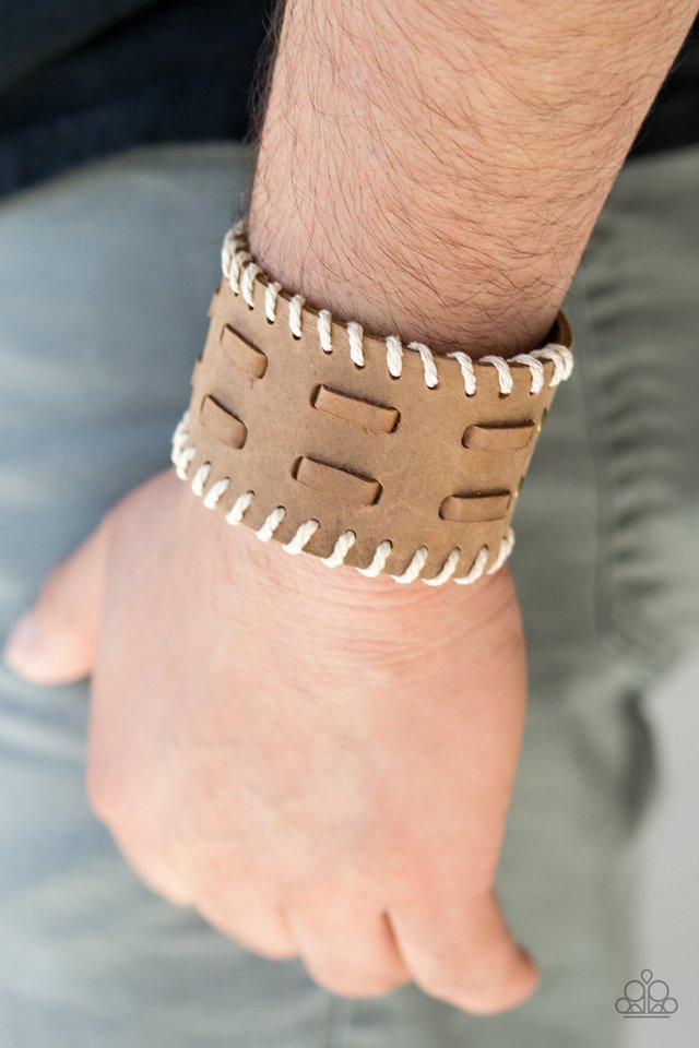 West RIDE Story - Brown - Paparazzi Bracelet Image