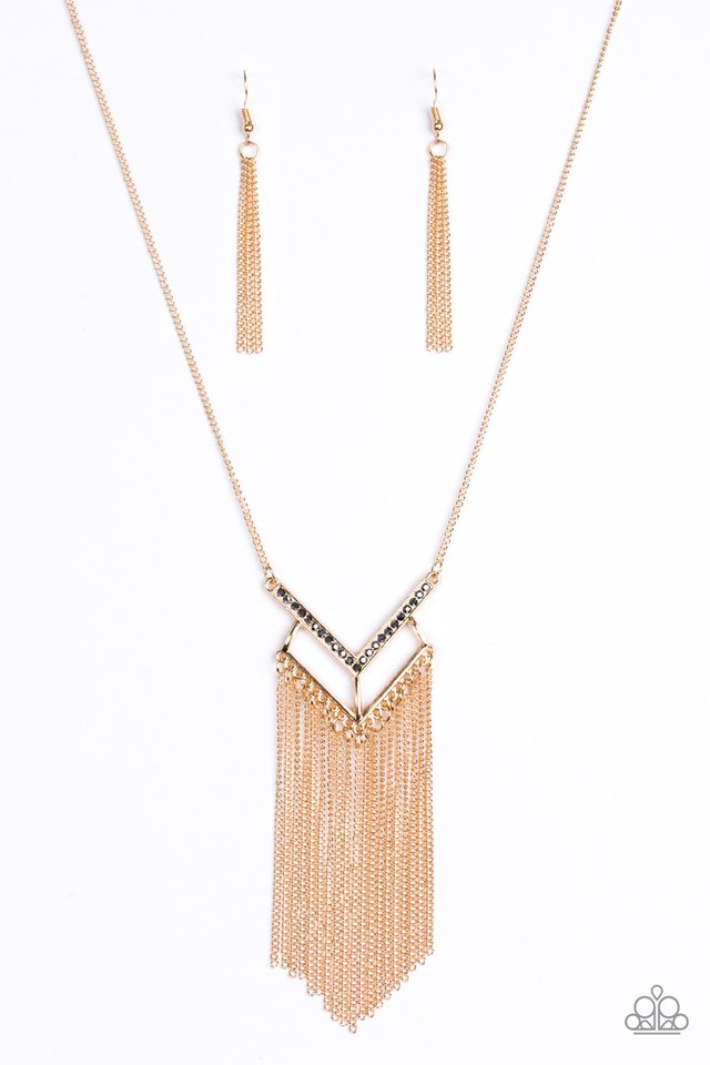 Paparazzi Necklace ~ Alpha Glam - Gold