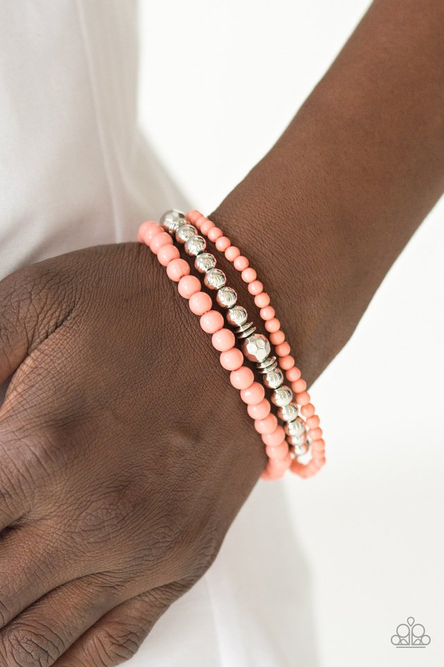 Midsummer Marvel - Orange - Paparazzi Bracelet Image