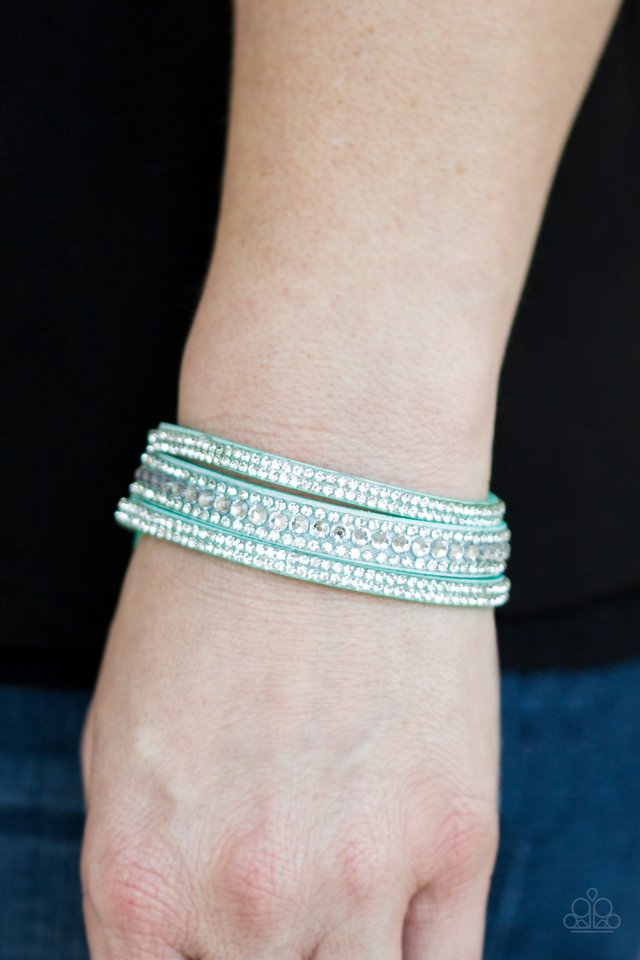 Harlem Hustle - Blue - Paparazzi Bracelet Image