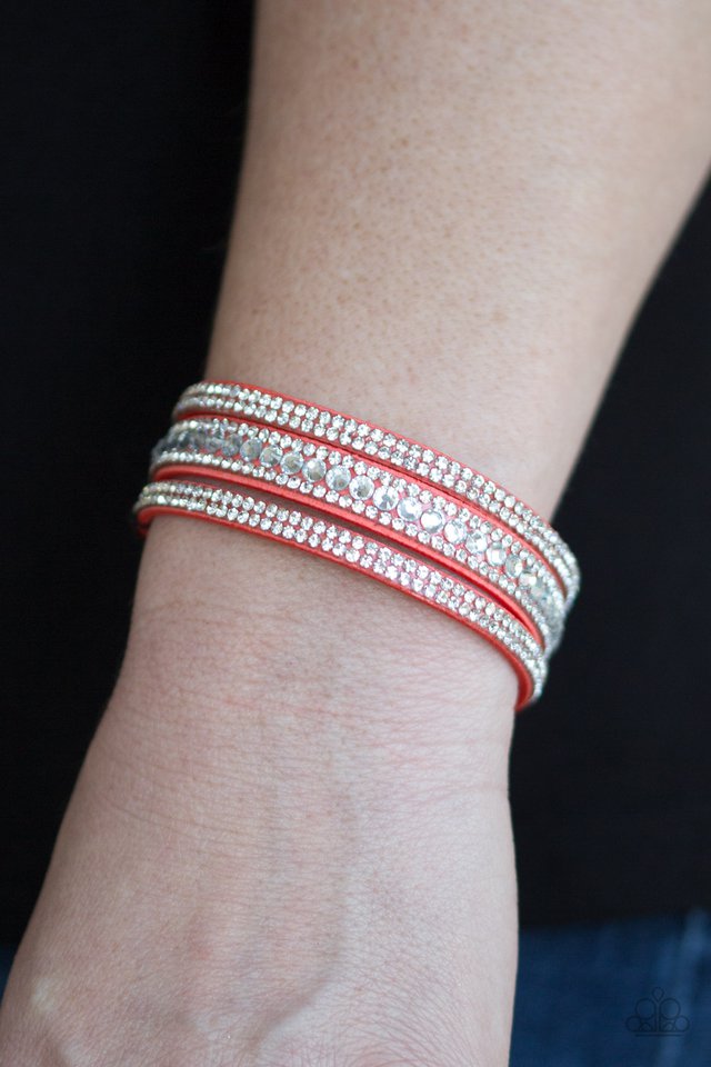 Harlem Hustle - Orange - Paparazzi Bracelet Image