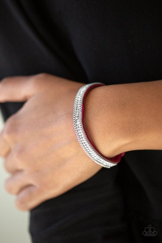 Babe Bling - Pink - Paparazzi Bracelet Image