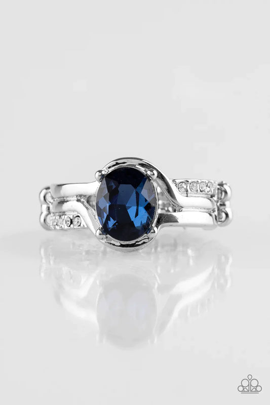 Paparazzi Ring ~ Home Is Where The CASTLE Is - Blue
