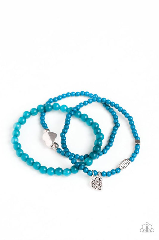 Really Romantic - Blue - Paparazzi Bracelet Image