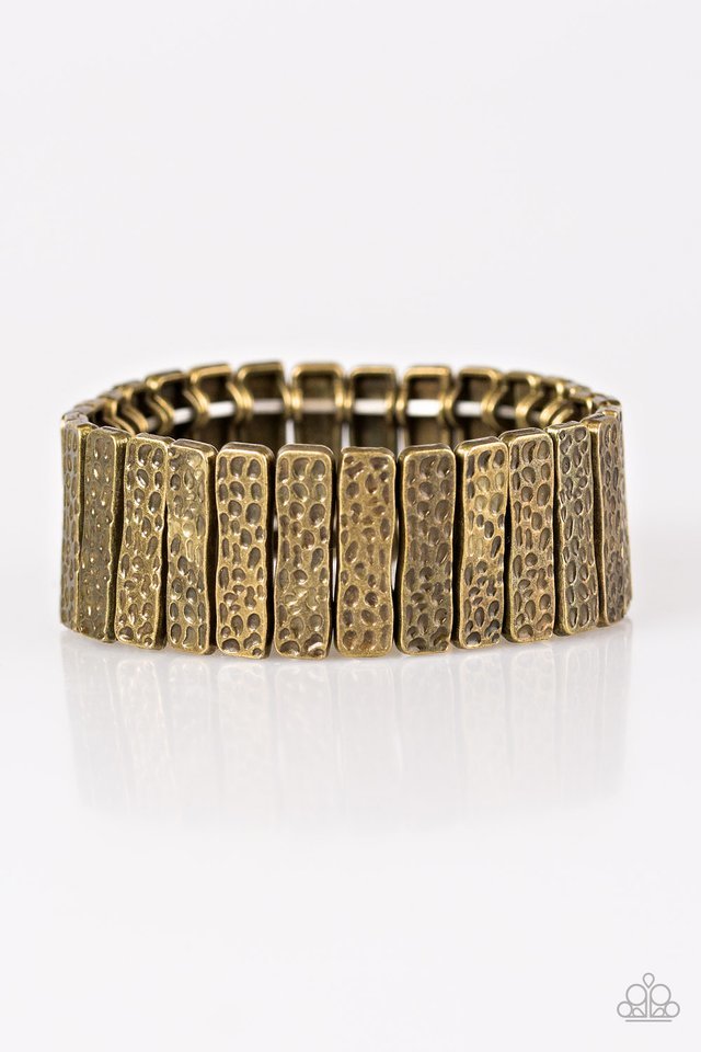 Paparazzi Bracelet - Cave Wear - Brass