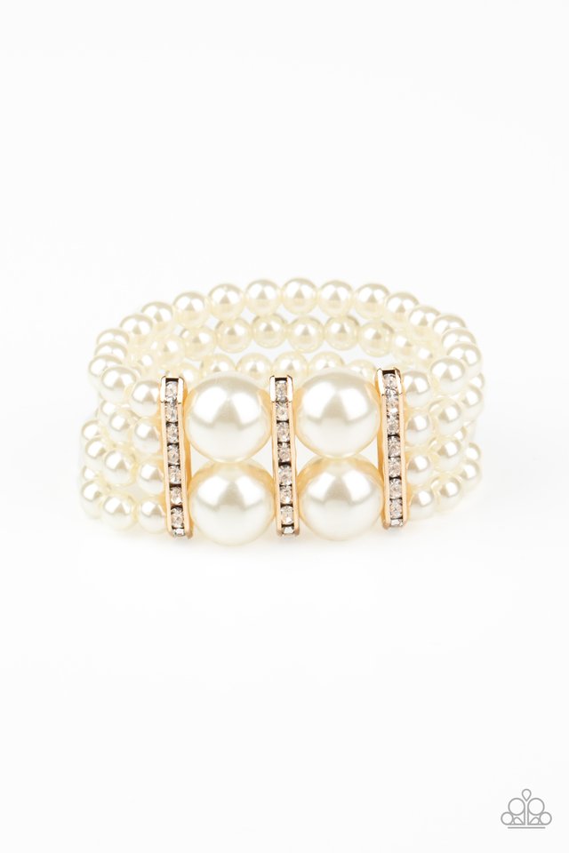 Romance Remix - Gold - Paparazzi Bracelet Image