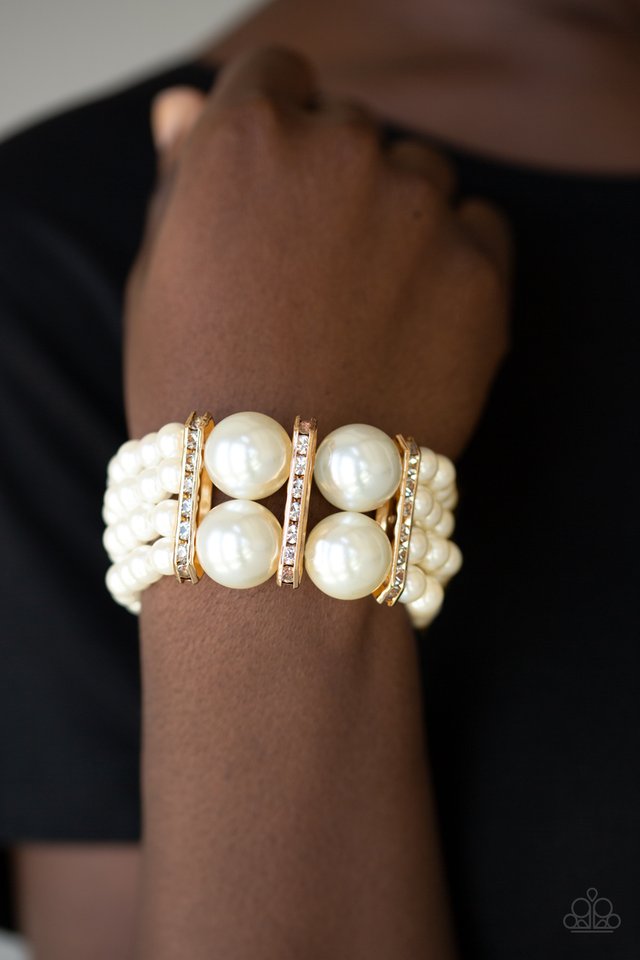 Romance Remix - Gold - Paparazzi Bracelet Image