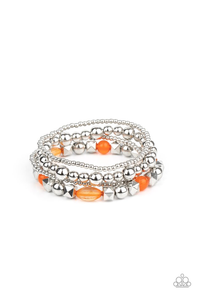 Babe-alicious - Orange - Paparazzi Bracelet Image