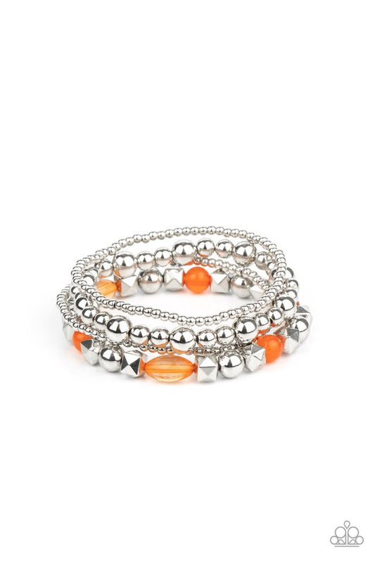 Babe-alicious - Orange - Paparazzi Bracelet Image