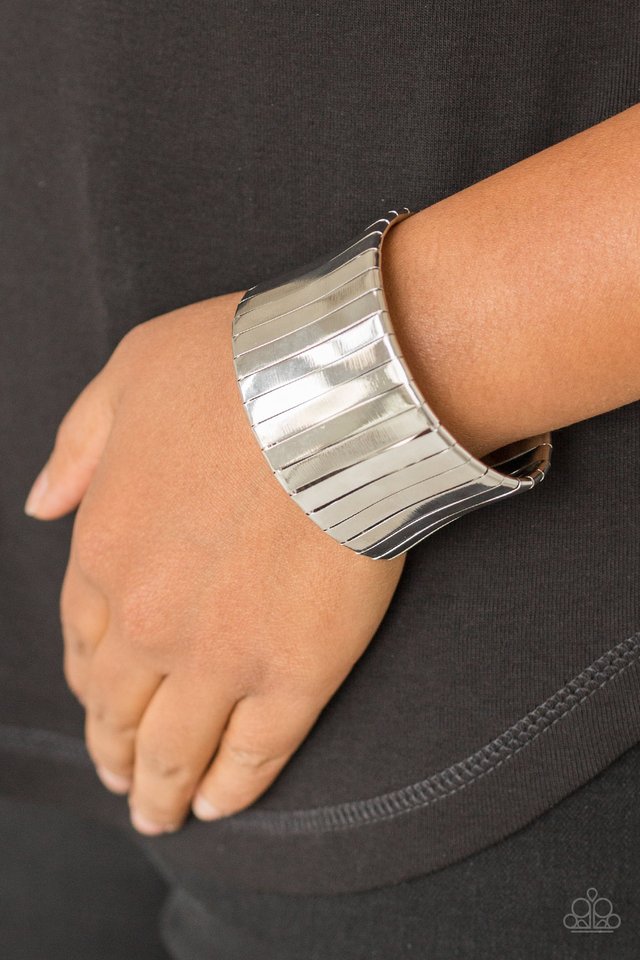 Urban Uptrend - Silver - Paparazzi Bracelet Image