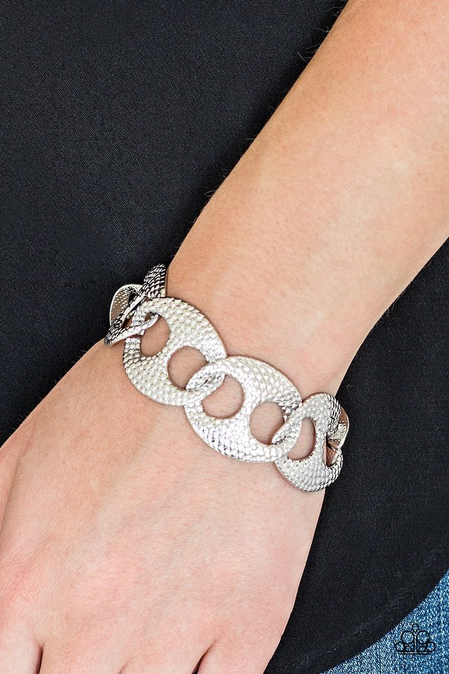 Casual Connoisseur - Silver - Paparazzi Bracelet Image