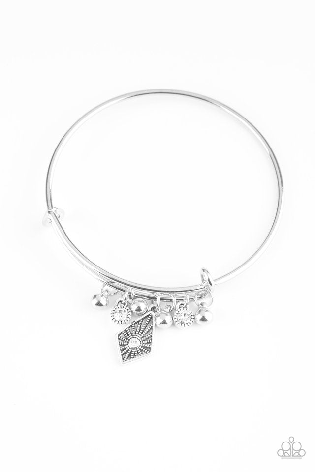 Treasure Charms - White - Paparazzi Bracelet Image