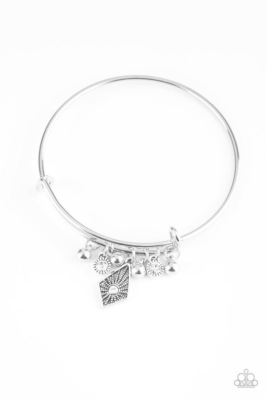 Treasure Charms - White - Paparazzi Bracelet Image