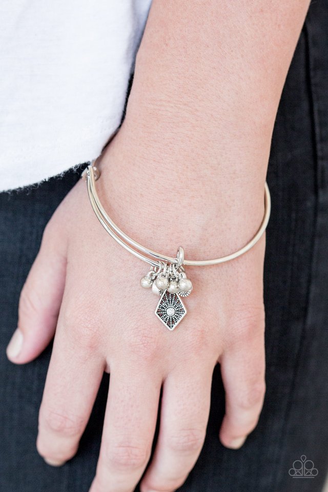Treasure Charms - White - Paparazzi Bracelet Image