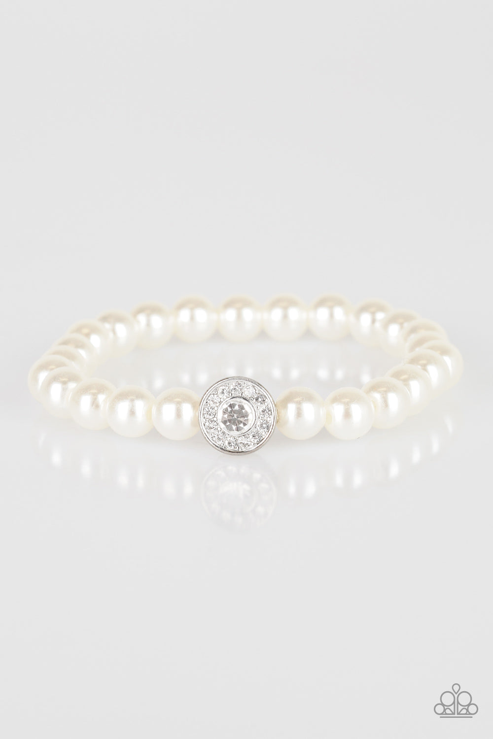 Paparazzi Bracelet ~ Follow My Lead - White