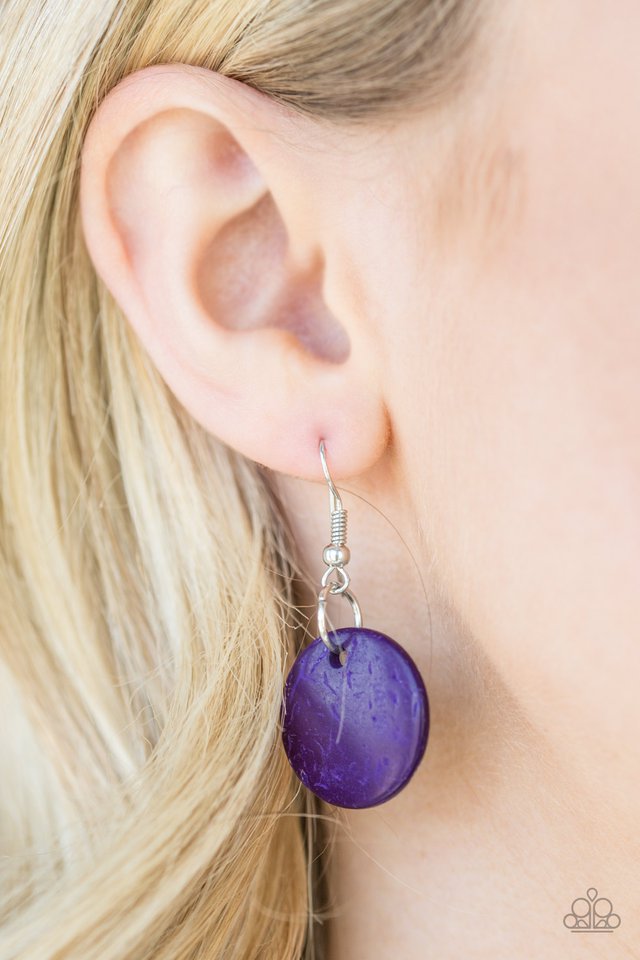 Pacific Paradise - Purple - Paparazzi Necklace Image