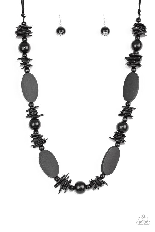 Carefree Cococay - Black - Paparazzi Necklace Image