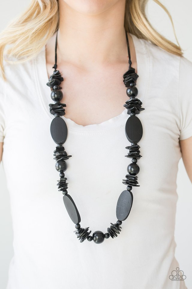 Carefree Cococay - Black - Paparazzi Necklace Image