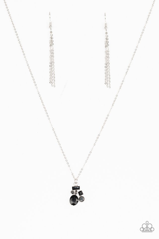 Time To Be Timeless - Black - Paparazzi Necklace Image