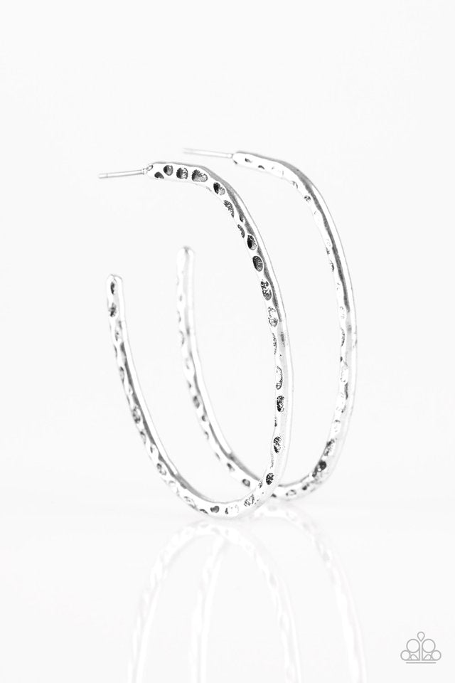 Rural Rambler - Silver - Paparazzi Earring Image