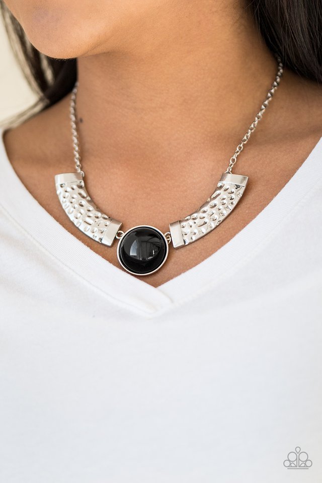 Egyptian Spell - Black - Paparazzi Necklace Image