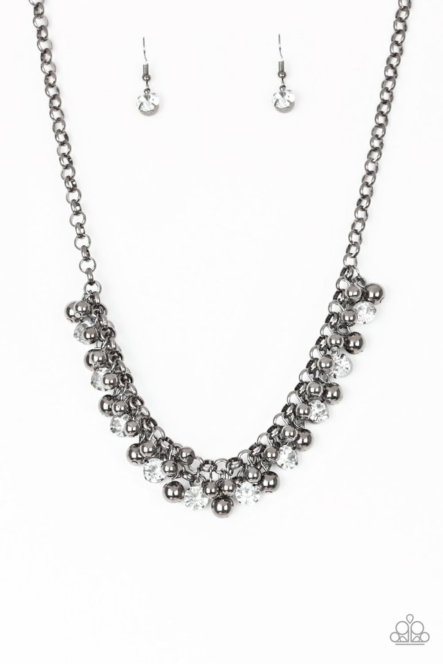 Wall Street Winner - Black - Paparazzi Necklace Image