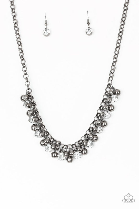 Wall Street Winner - Black - Paparazzi Necklace Image