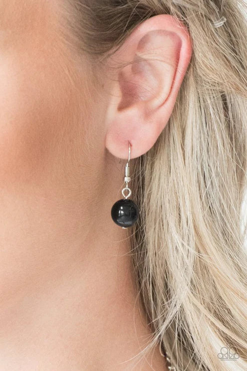 Paparazzi Necklace ~ Soon To Be Mrs. - Black