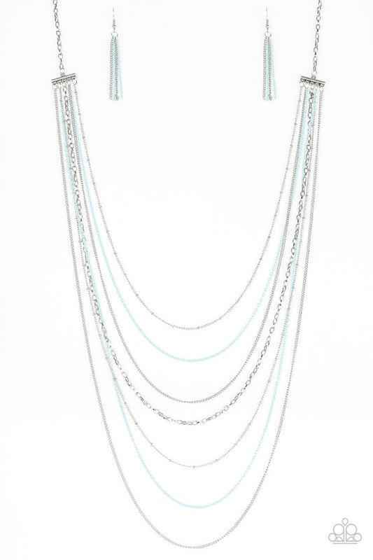 Paparazzi Necklace ~Radical Rainbows - Blue