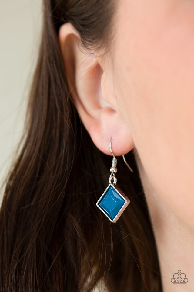 Feeling Inde-PENDANT - Blue - Paparazzi Necklace Image