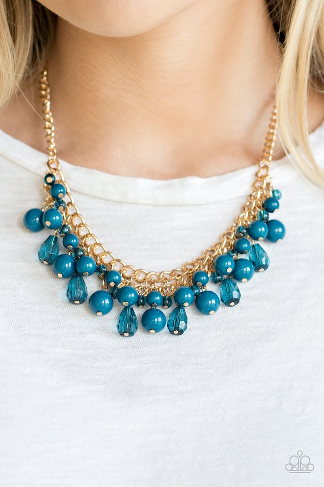 Tour de Trendsetter - Blue - Paparazzi Necklace Image