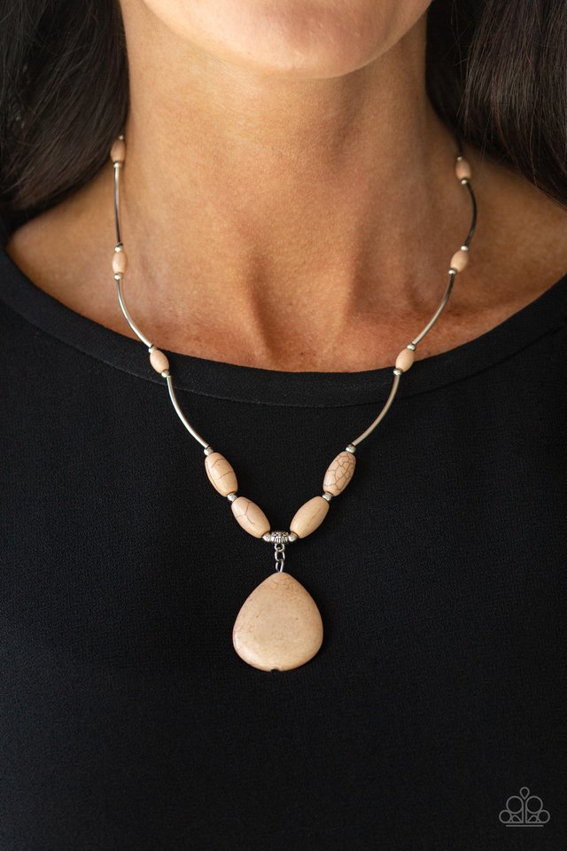 Explore the Elements - Brown - Paparazzi Necklace Image