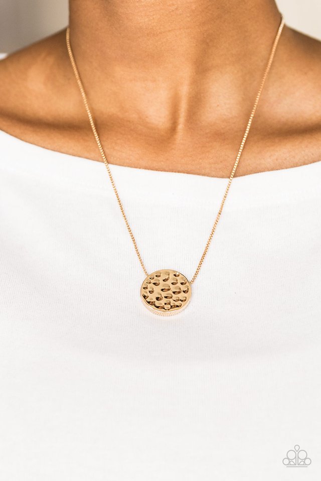 The BOLD Standard - Gold - Paparazzi Necklace Image