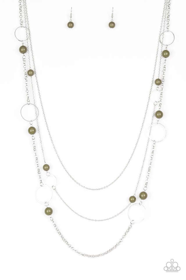 Beachside Babe - Green - Paparazzi Necklace Image
