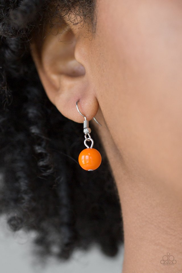 Soar With The Eagles - Orange - Paparazzi Necklace Image