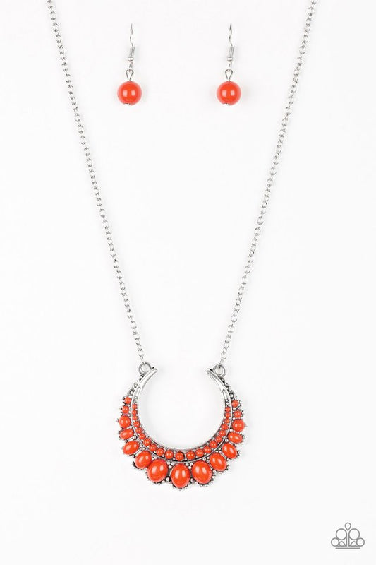 Count To ZEN - Orange - Paparazzi Necklace Image