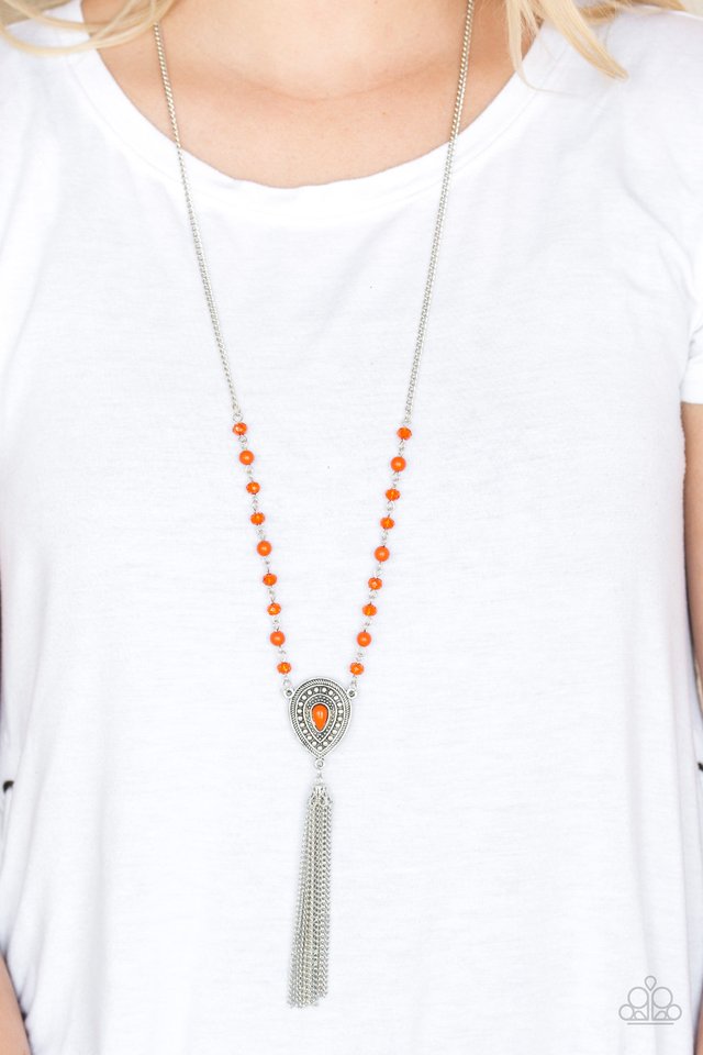 Soul Quest - Orange - Paparazzi Necklace Image