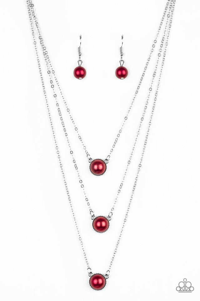 A Love For Luster - Red - Paparazzi Necklace Image