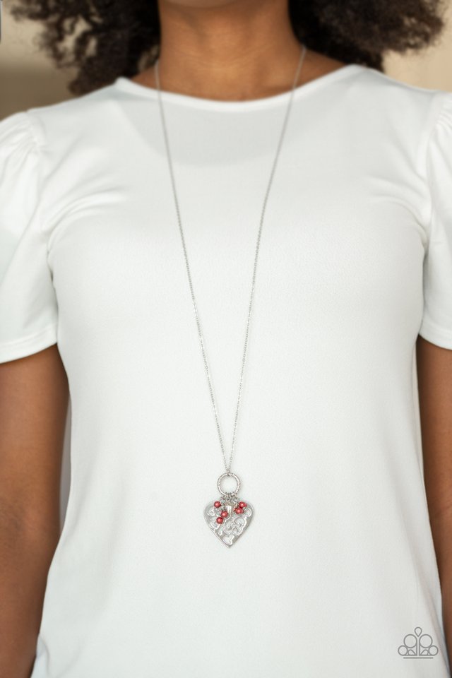 Romeo Romance - Red - Paparazzi Necklace Image